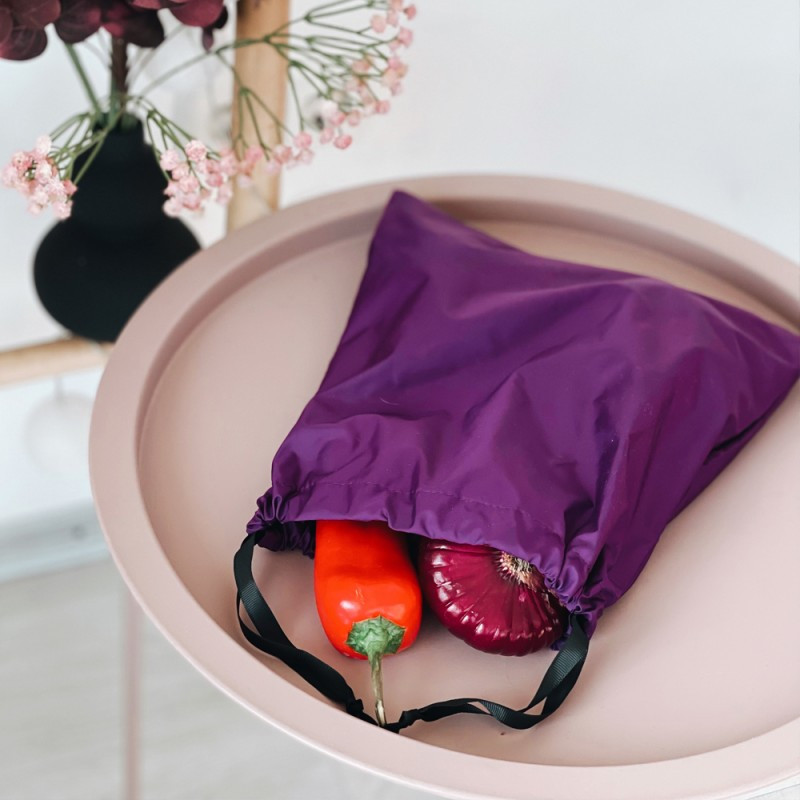 Сумка для круп з нейлону M 30х30см (Фіолетовий) Суми - фото 1