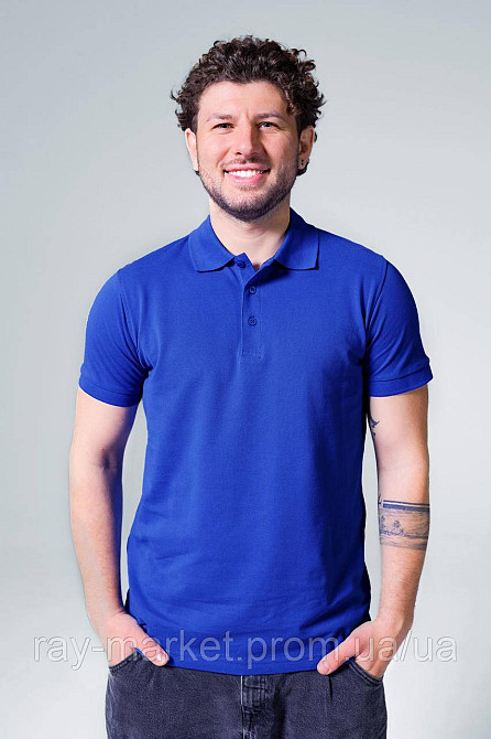 Поло класичне Stedman Lux Polo чоловіче волошкове (ST9060-BRR) XXL Київ - фото 1