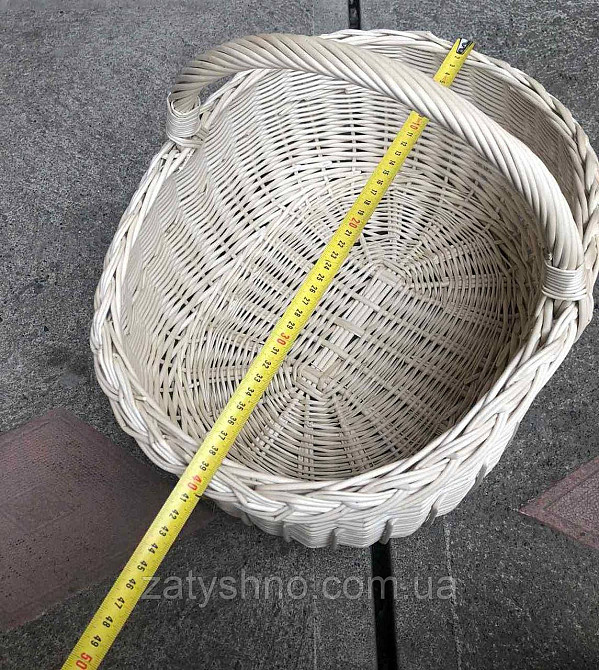 Корзина пасхальная  вместительная белая Киев - изображение 4