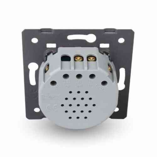 Сенсорна кнопка LIVOLO без фіксації (дзвінковий / імпульсний), 230В з нейтраллю, безпотенційний / сухий контакт (VL-FC1NB-2G) Коломыя