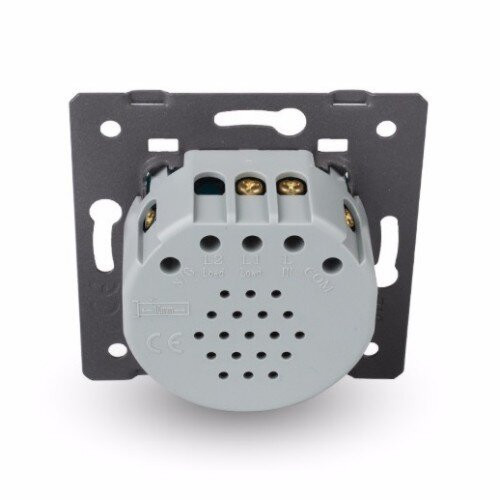 Сенсорна кнопка LIVOLO без фіксації (дзвінковий / імпульсний), 230В з нейтраллю, безпотенційний / сухий контакт (VL-FC1NB-2G) Коломыя - изображение 4