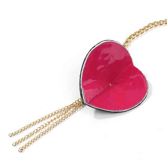 Наклейки на груди з ланцюжком та ошийником one size чорний Київ