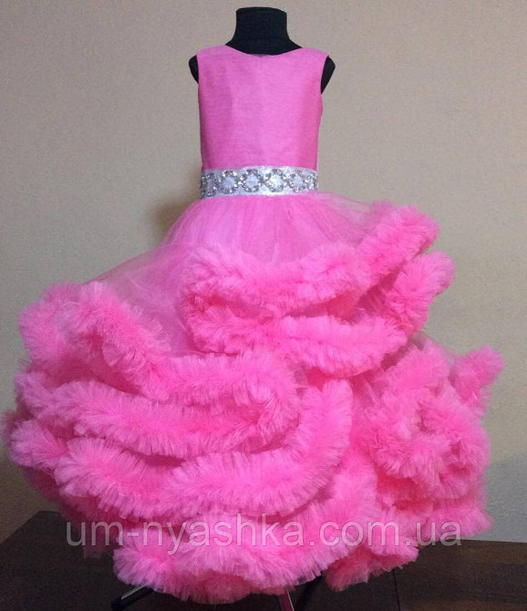 Пышное платье Облачко ЯРКО-РОЗОВОЕ на 4-5, 6-7, 8-9 лет Кривой Рог - изображение 5