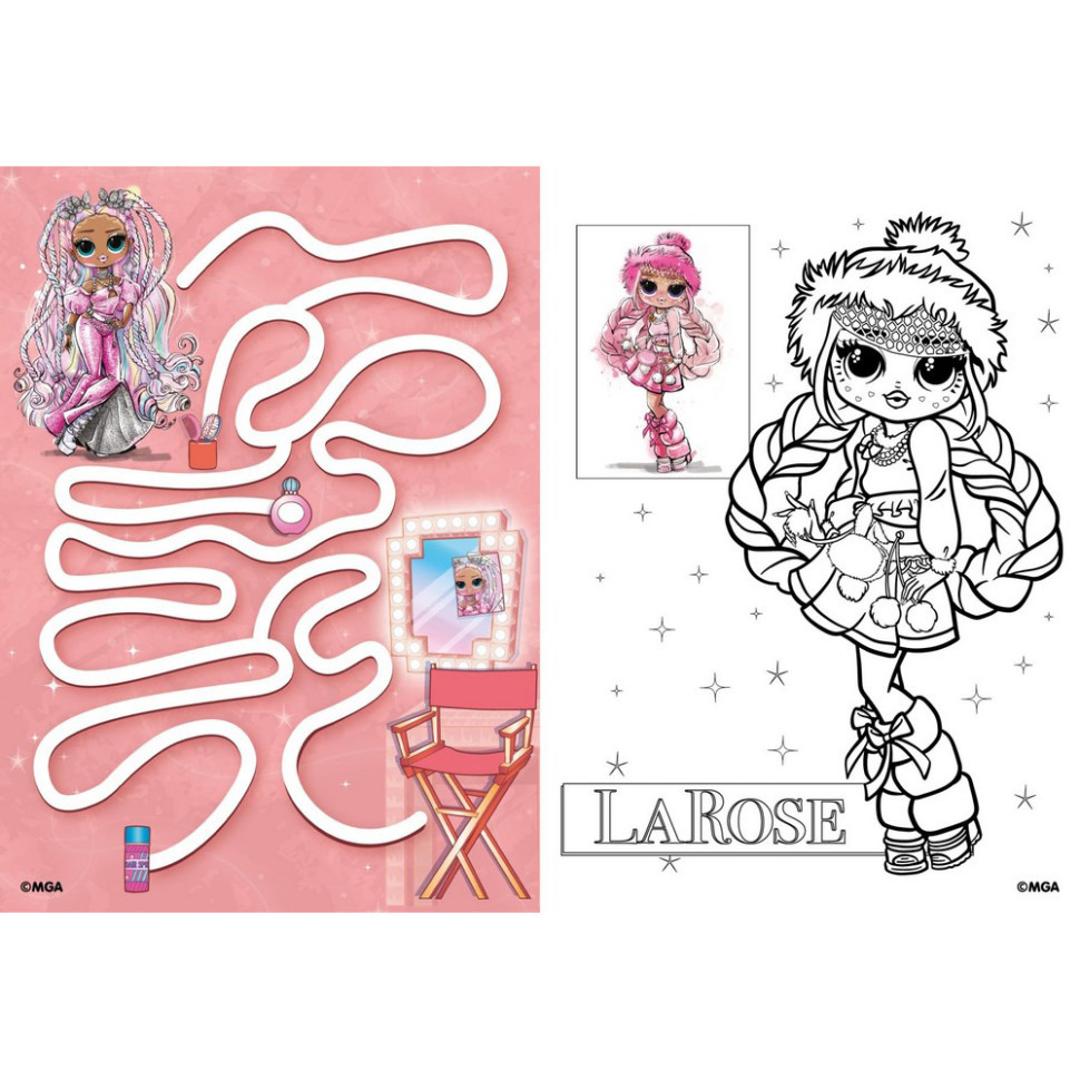 Детская книга-раскраска 