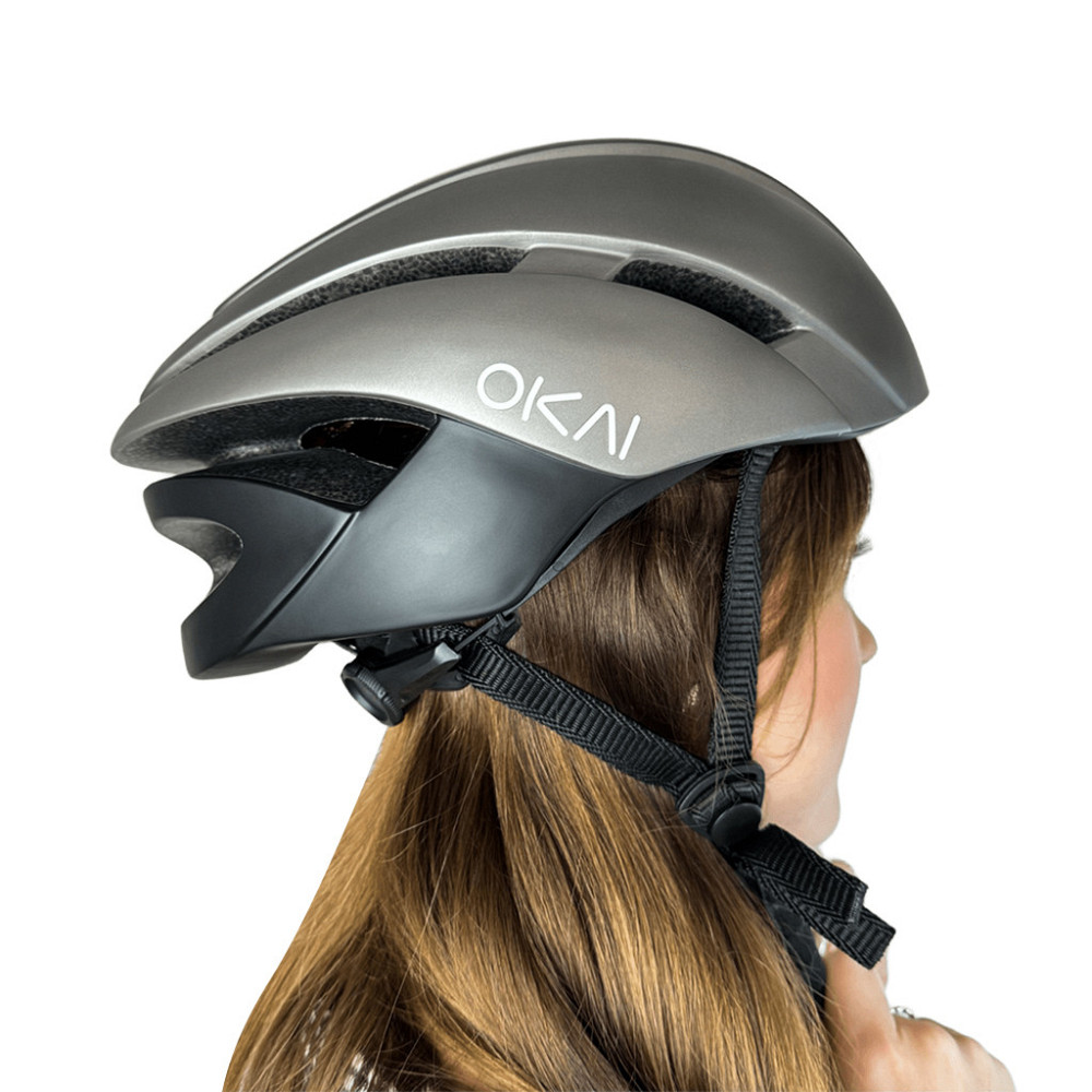 Шлем защиты OKAI серый (размер L) Киев - изображение 2