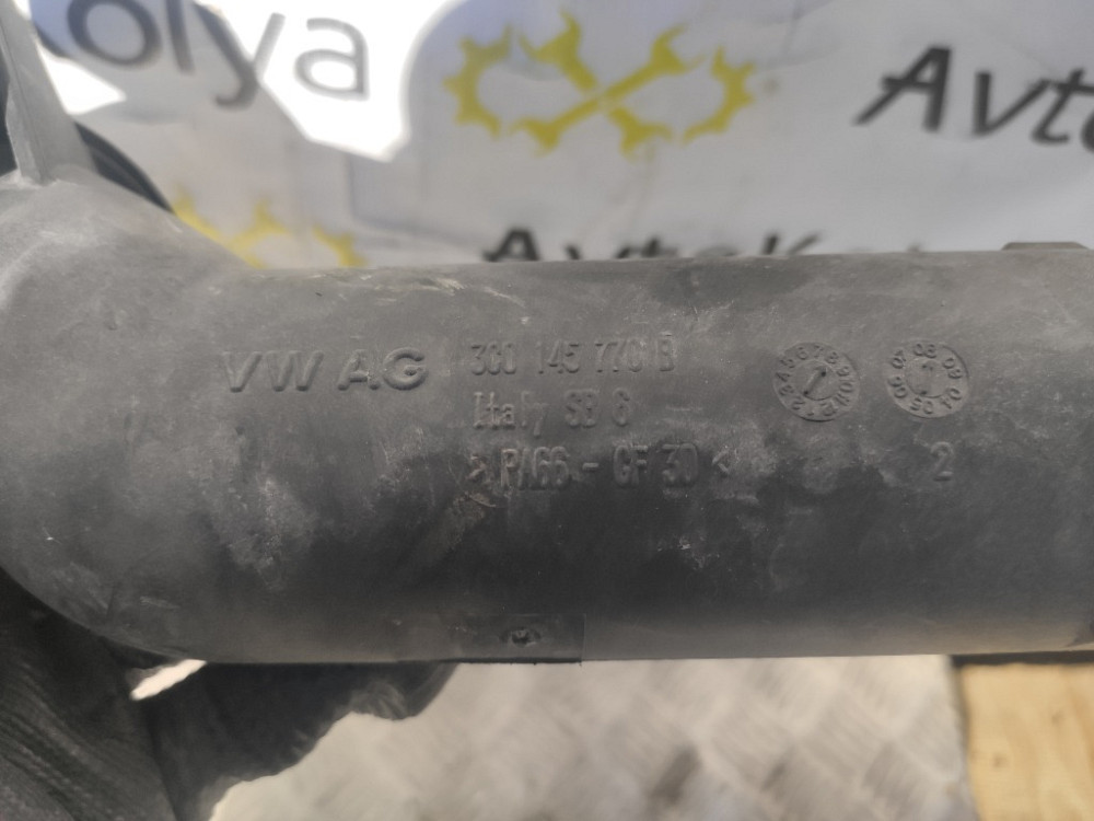 Патрубок інтеркулера правий VW Caddy 1.9 tdi 2004-2010 (3C0145770B) Ковель - фото 2