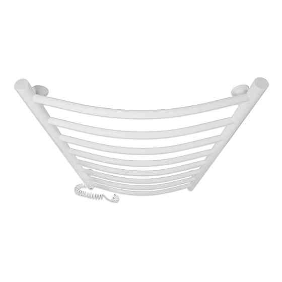 Електричний полотенцесушитель Laris Зебра Класик ЧК8 500Х800 Е білий Київ