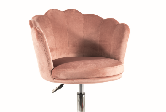 Крісло поворотне ROSE VELVET антична троянда BL.52 Днепр