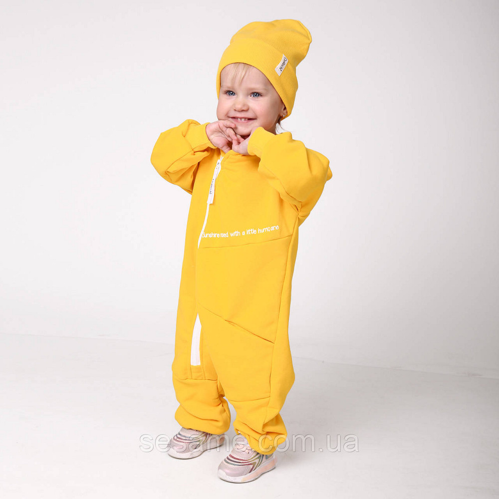 Комбінезон трикотажний ромпер Драйв Жовтий Харків - фото 2