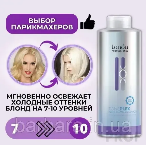 Шампунь для холодних відтінків TONEPLEX LONDA Київ