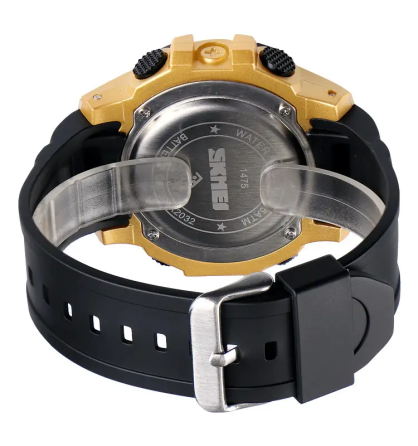 Мужские спортивные часы Skmei 1475 Золотистый Киев