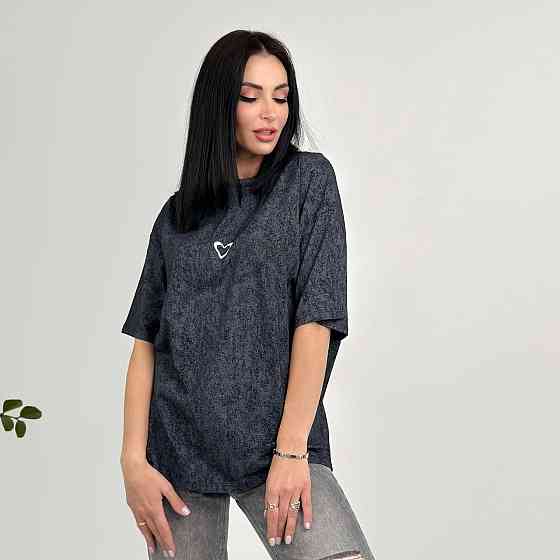 Базовая футболка с принтом 