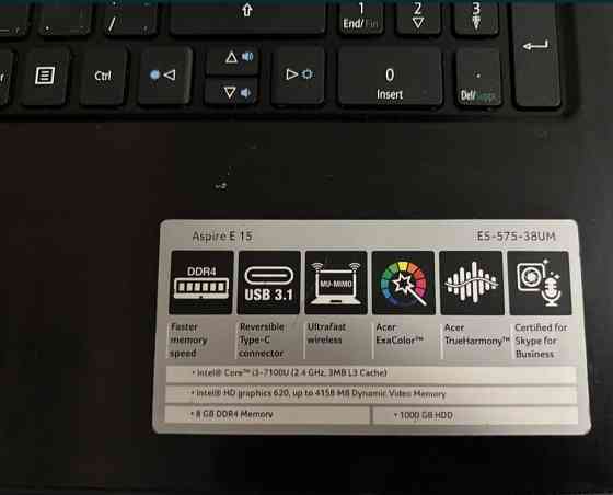 Ноутбук ACER Aspire E5-575 8 гб. Київ