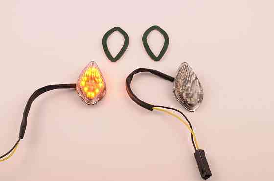 Повороти діодні міні (пара) стрілоподібні (самоклейні, прозорі) XING HONG Київ