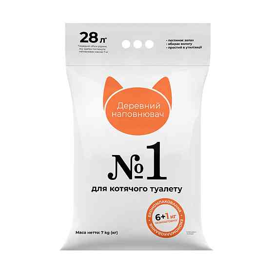 Деревний наповнювач №1, 6+1кг Київ