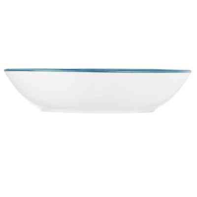 Тарілка Ardesto Siena, 20см, порцеляна, біло-блакитний (AR2920SWB) Вінниця