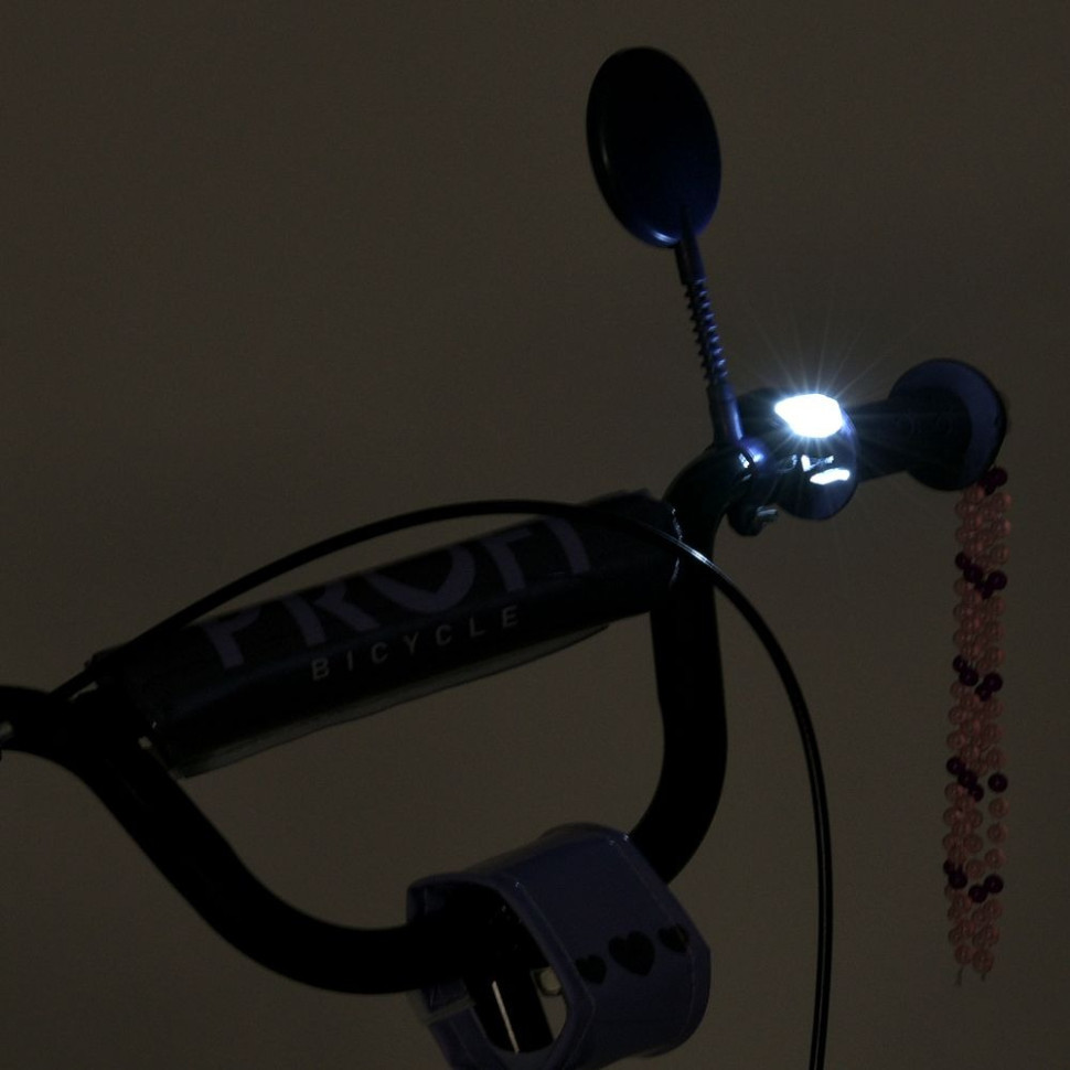 Велосипед дитячий MB 16043-1 колеса 16 дюймів, фіолетовий Вінниця - фото 5