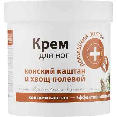 Крем для ног Домашній Доктор Конский каштан и хвощ полевой 250 мл (4823015924477) Винница