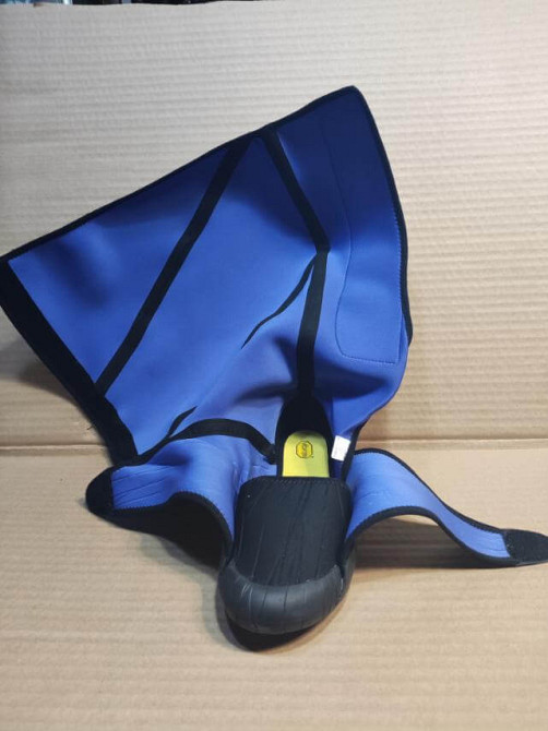 Чоботи чорно-сині Furoshiki Vibram високі, розмір 36-37 Київ - фото 6