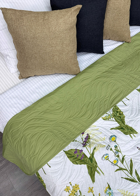 Покривало Decorator Spring Glade 210х215 см с разноцветным цветочным принтом (85-183) Київ - фото 7