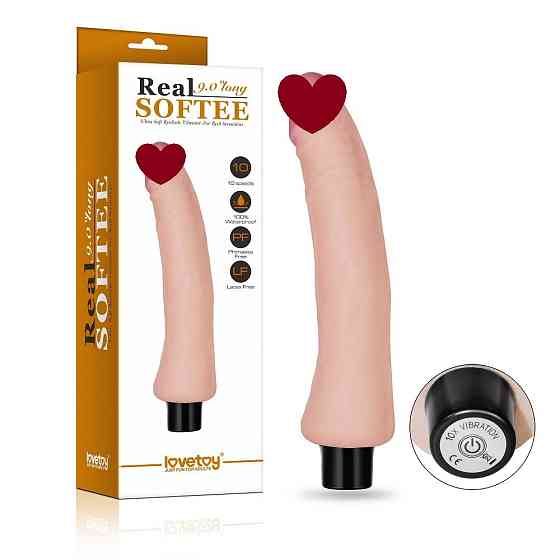 Реалістичний вібратор REAL SOFTEE (24 см) Sex Aura Київ