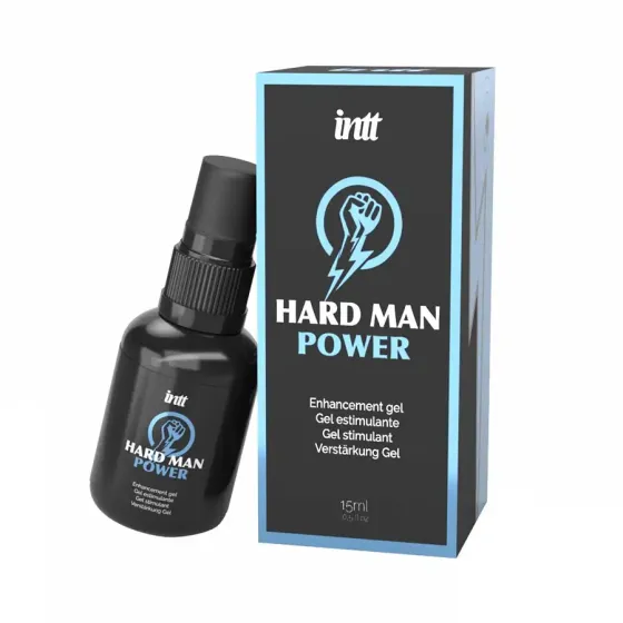 Стимулирующий гель для эрекции Intt Hard Man Power (15 мл), экстракт гингко билоба, таурин Львов