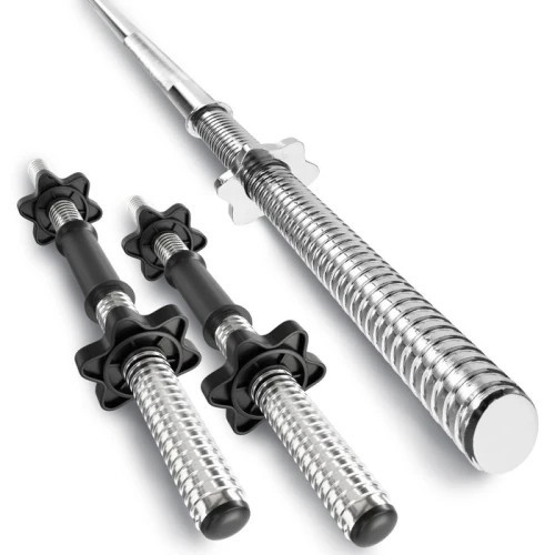 HOPSPORT Premium набор 56 кг гантели и штанга универсальный спортивный комплект для занятий силовыми Киев - изображение 3