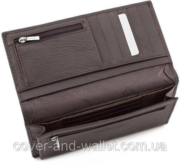 Тонкий шкіряний чоловічий гаманець купюрник на магнітах ST 148 Киев - изображение 5
