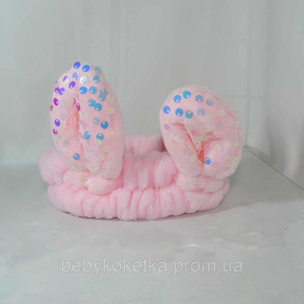 Косметична пов'язка для голови з вушками. Львів - фото 1