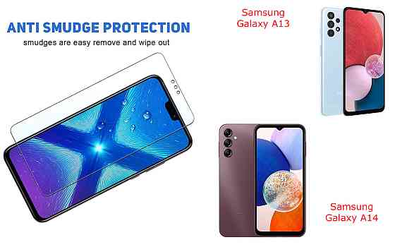 Защитное стекло NeoGlass для Samsung Galaxy A13, Galaxy A14 – ультрапрозрачное и устойчивое Киев