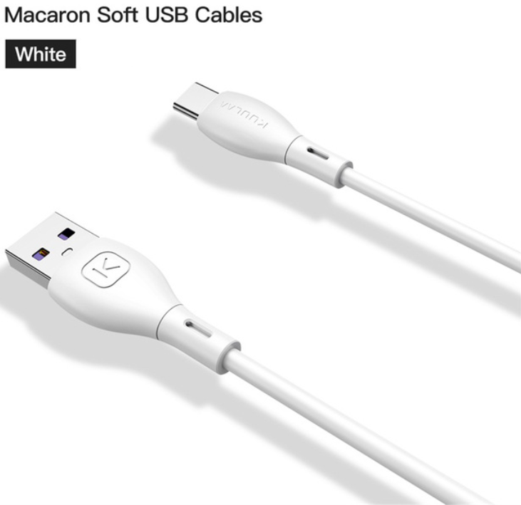 Кабель Type-C Kuulaa 0.25м White Київ - фото 1