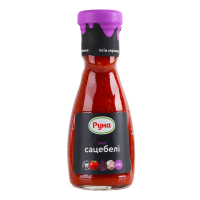 Соус Руна Сатебели 235 г (4820015946539) Винница - изображение 1