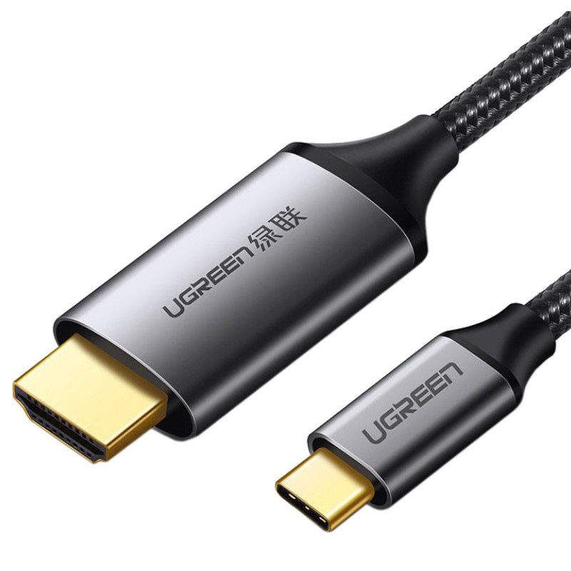 Перехідник UGreen USB-C to HDMI MM142 50570 (Сірий, 1.5 м) Миколаїв - фото 2