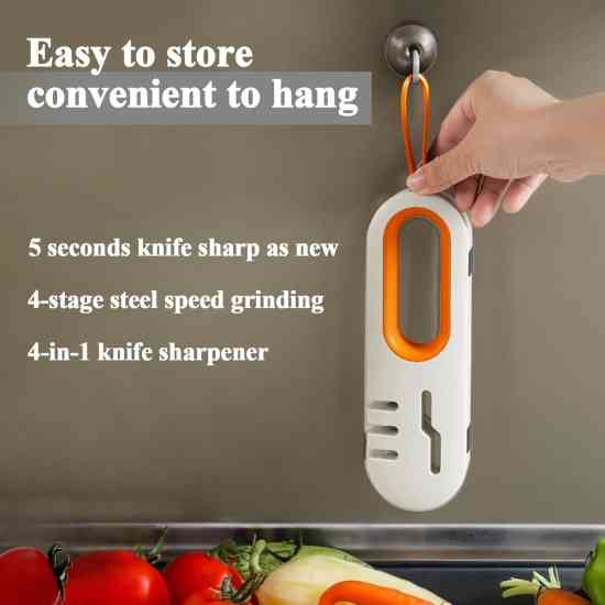 Профессиональная точилка для ножей и ножниц 4 в 1 Винница