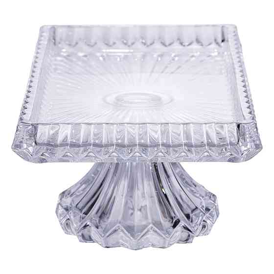 Yiwu Тортівниця прямокутна на ніжці 33×17×13.5 (см) скляна HP-19-146C Коломия