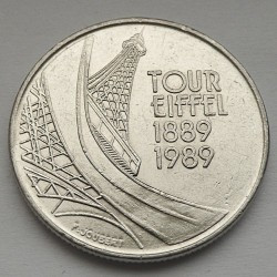 Франция 5 франков 1989 Франция — 100 лет Эйфелевой башне Полтава - изображение 1
