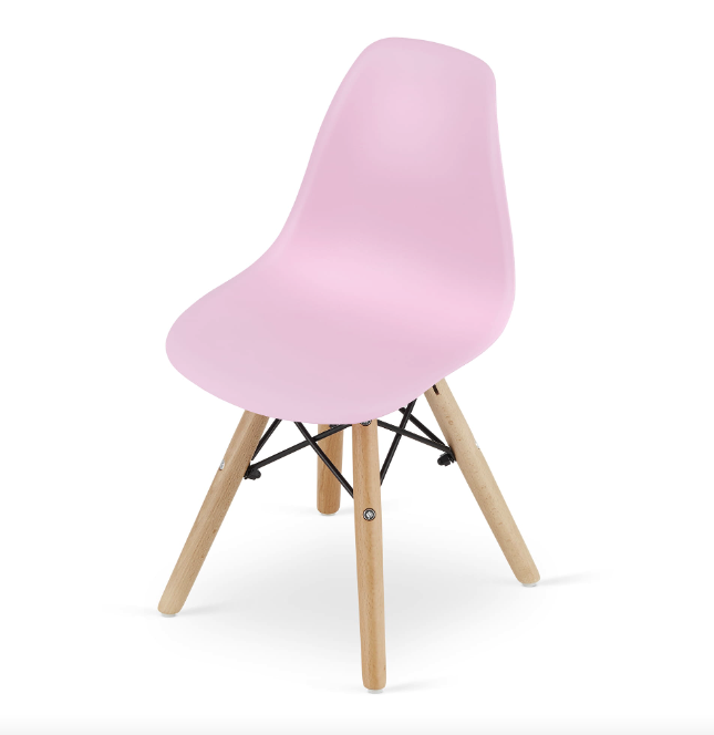 Дитячий стільчик Leobert Zubi зі спинкою рожевий Київ - фото 4