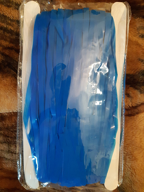 Дощик для фотозони святковий 2 м на 1 м синій Київ - фото 6