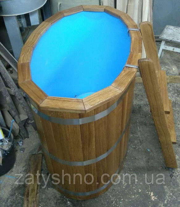 Купель дубова зі вставкою Київ - фото 3