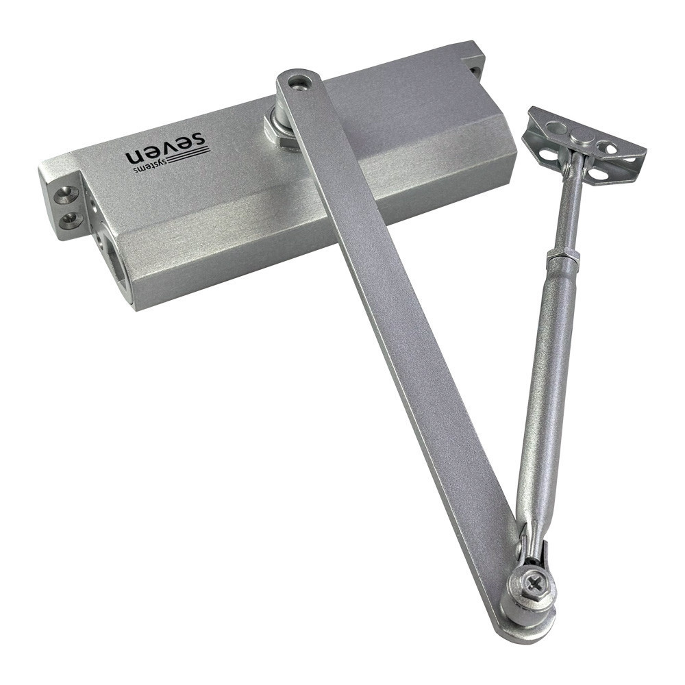 Доводчик дверей від 75 до 100 кг SEVEN DC-7744 silver Київ - фото 19