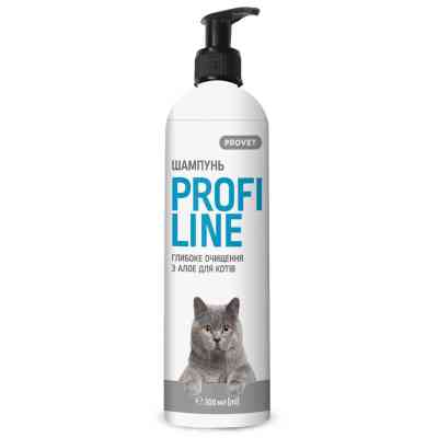 Шампунь для тварин ProVET Профілайн глибоке очищення з алое для кішок 300 мл (4823082422050) Вінниця