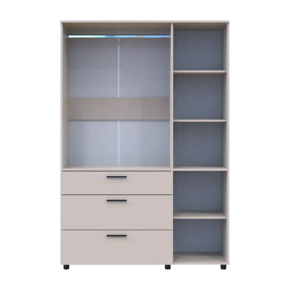 Шафа для одягу Doros Торн Кашемір 3 ДСП/3Ш (штанга) 135х51.6х200 (DRS-012061) Львів - фото 9