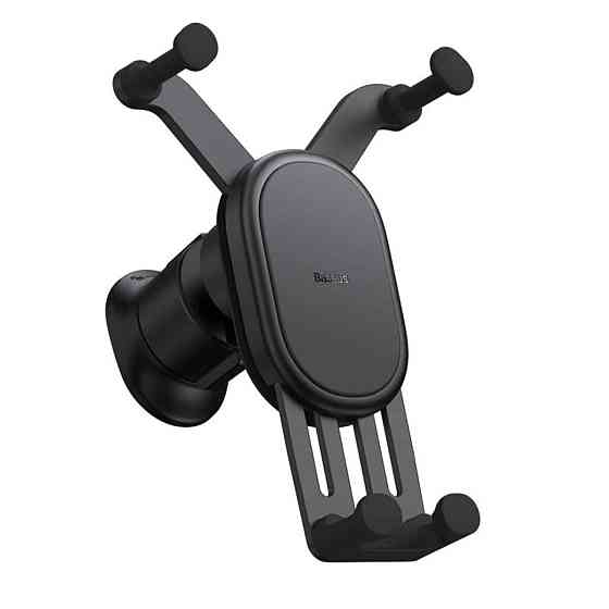Тримач для мобiльного Baseus Stable Gravitational Wireless Charging Car Mount Pro 15W (Air Outlet Version) Black Киев