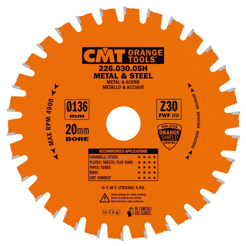 Пильный диск по металлу CMT 136.5x20x30z K1.5/1.2 (226.030.05H) Одесса - изображение 1