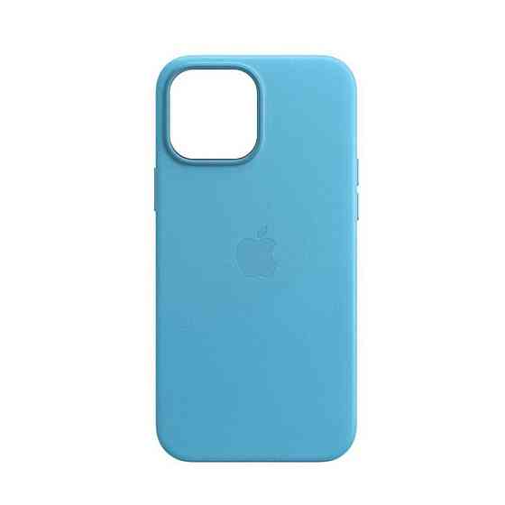 Чохол для смартфона Leather AAA Full Magsafe IC for iPhone 15 Pro Max Sky Blue Київ