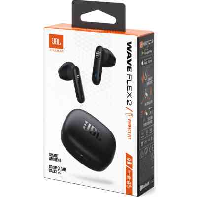 Наушники JBL Wave Flex 2 Black (JBLWFLEX2BLK) Винница