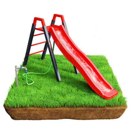 Дитяча гірка K-Sport KSOZ013S модульна - червоно-чорна Київ