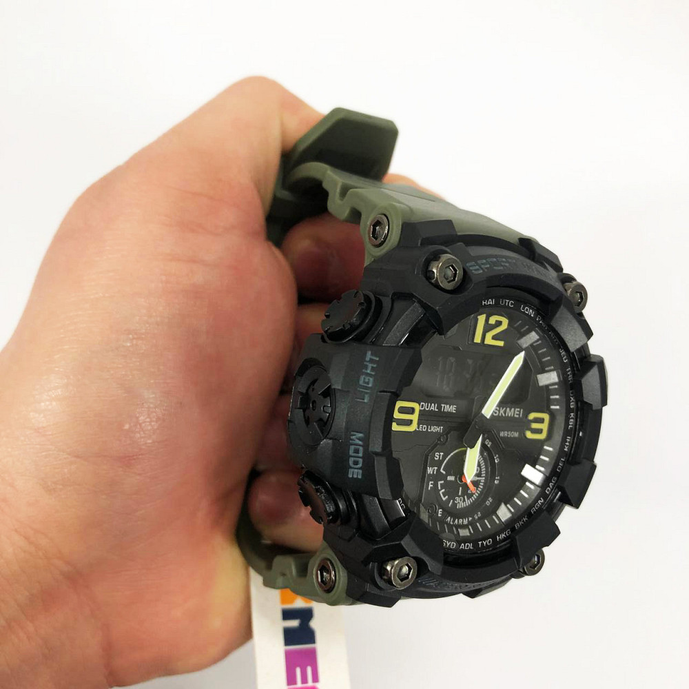 Фірмові спортивні годинники SKMEI, Армійські наручні годинники для чоловіків Водонепроникні DV-69 Івано-Франківськ - фото 3