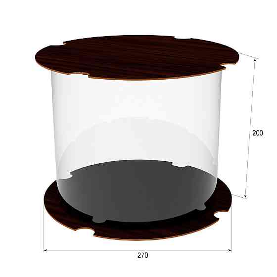 Коробка для тортів, квітів та подарунків EKOSTAR 230х200 Київ