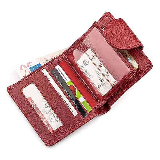 Гаманець жіночий ST Leather 18499 (ST415) невеликий Червоний Київ